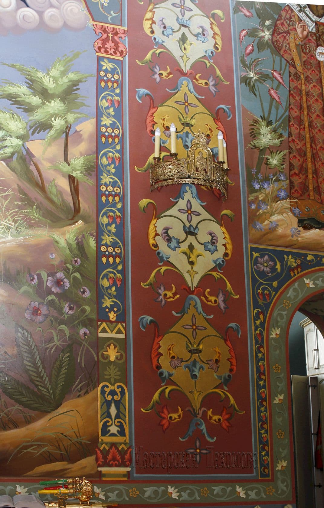 Орнамент в храме, роспись стен, иконопись г. Пятигорск
