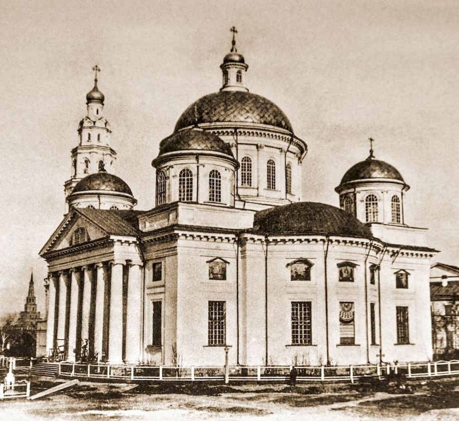 Старое фото Собора КАЗАНСКОЙ ИКОНЫ БОЖИЕЙ МАТЕРИ Казанского Богородицкого монастыря