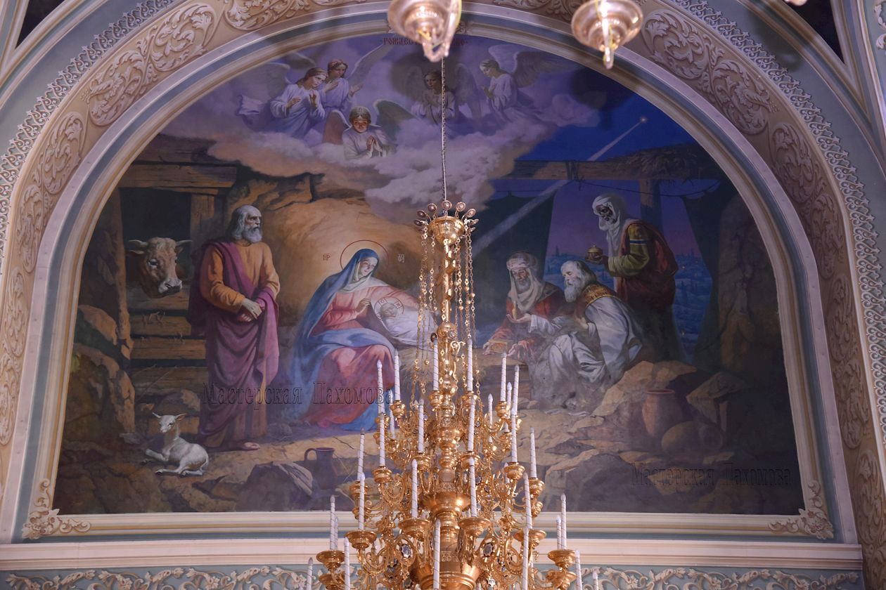 Рождество Христово- роспись собора, стенная роспись, иконопись