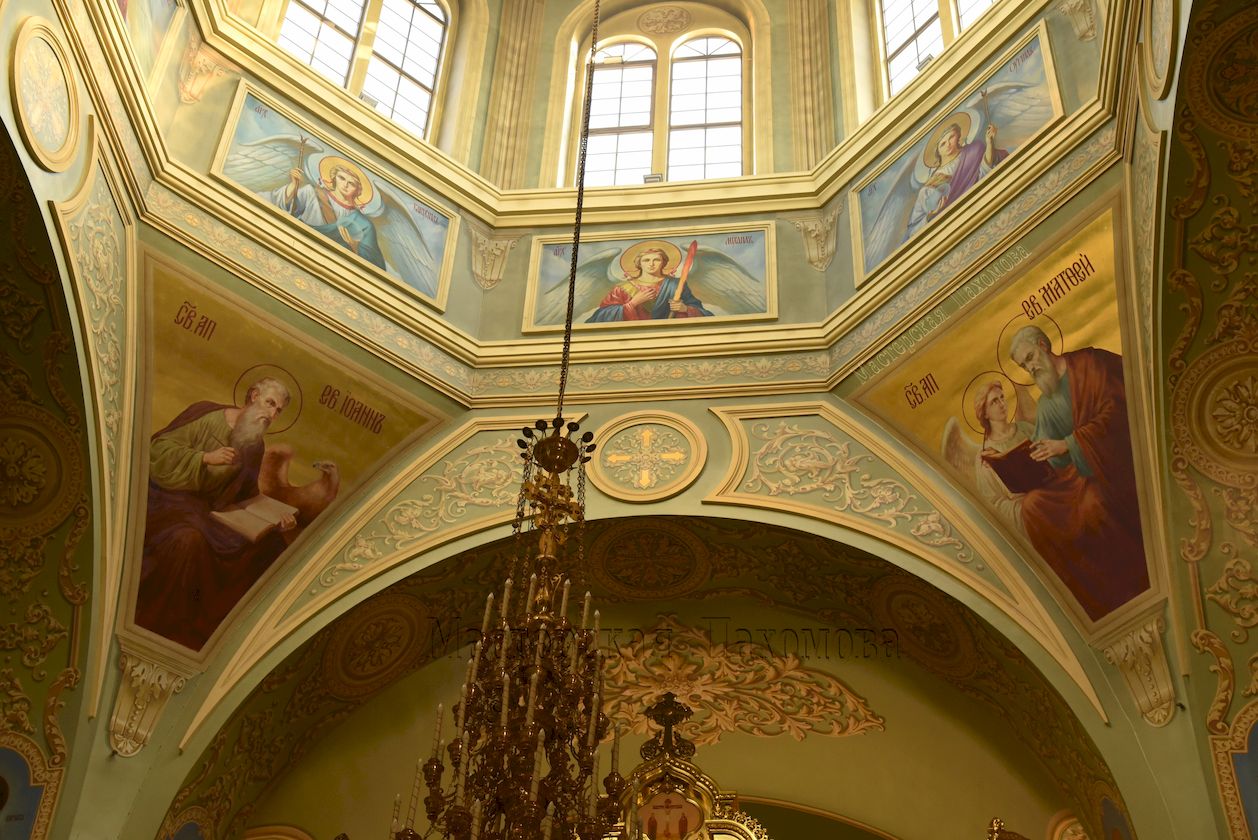 Роспись собора в академическом стиле. Авторская роспись собора