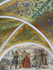 Росписи стен конференц зала Ставропольской Епархии. Академический стиль - мастерская Пахомова