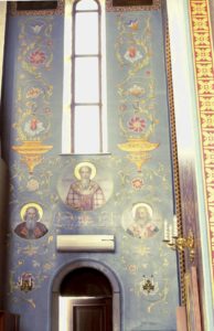 Внутренняя роспись стен в Храме Сергия Радонежского, г. Ставрополь - мастерская Пахомова